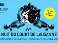 Visuel de la 27e Nuit du Court de Lausanne